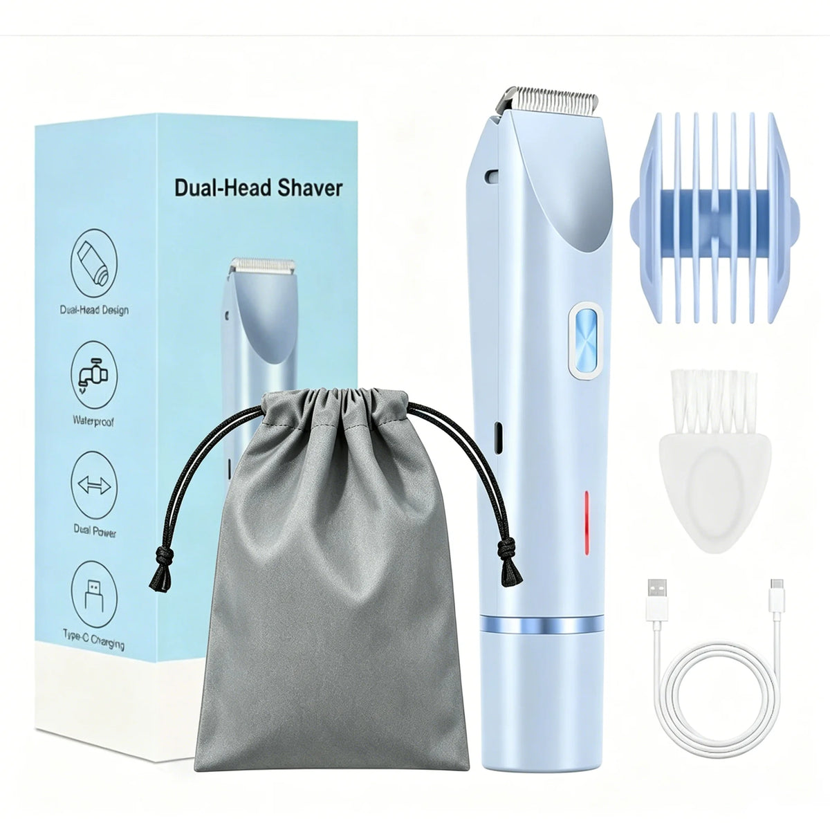 Kaza™ Beauty Trim – 2-in-1 Women's Electric Trimmer