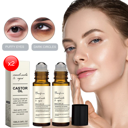Sérum contour des yeux à l'huile de ricin – Soin cernes et poches