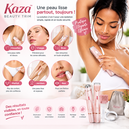 Kaza™ Beauty Trim – 2-in-1 Women's Electric Trimmer