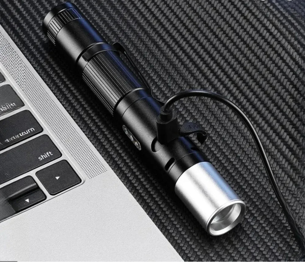 Multi-Functional Portable Self Defense Flashlight