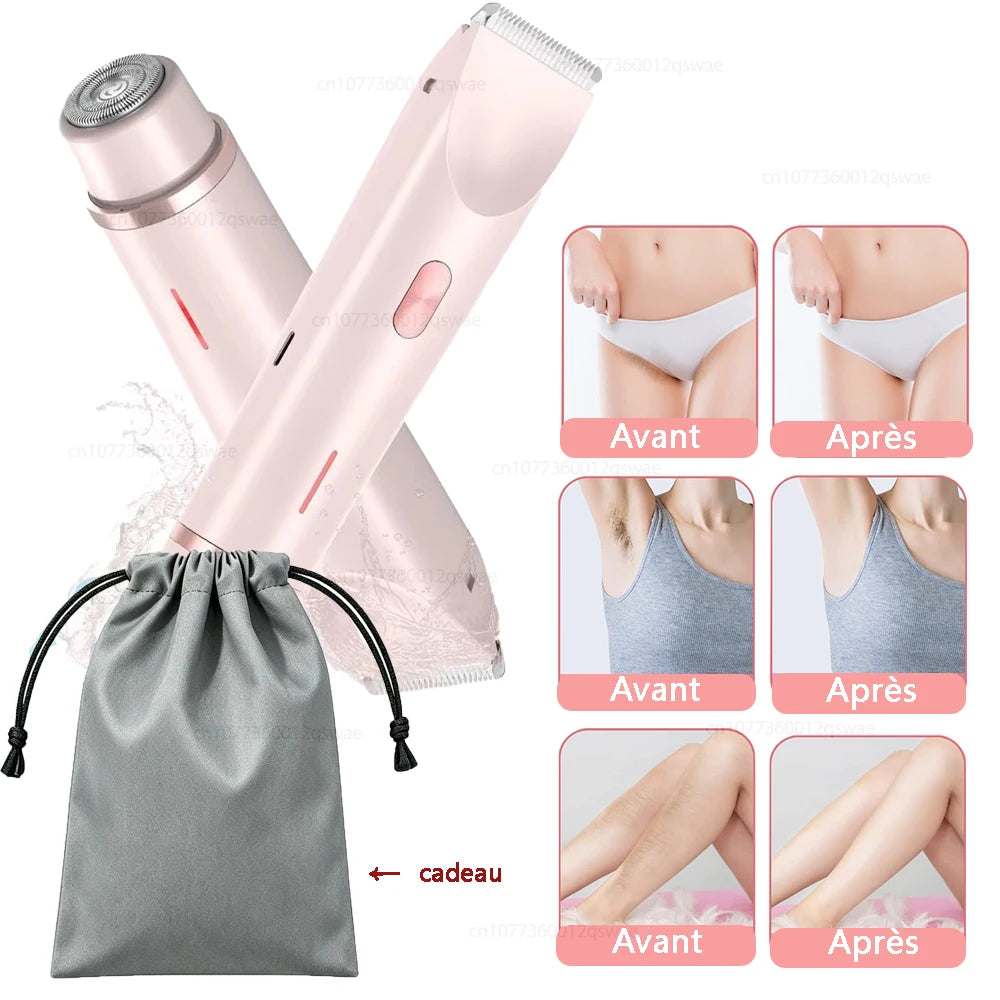 Kaza™ Beauty Trim – 2-in-1 Women's Electric Trimmer