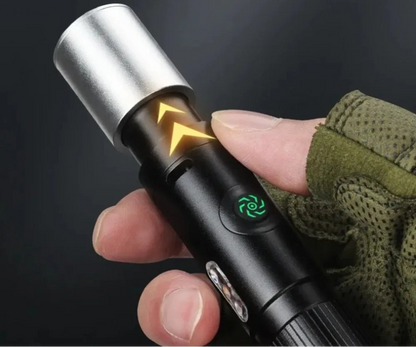 Multi-Functional Portable Self Defense Flashlight