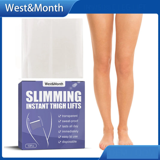 Invisible Thin Leg Stickers Fast Lifting Thigh Line Wrinkle Flabby Sagging Skin Tightening Tape Instantly Firming Skin