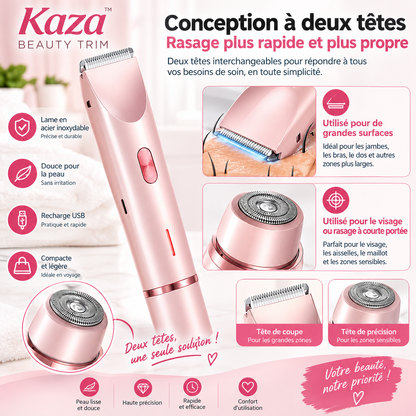 Kaza™ Beauty Trim – 2-in-1 Women's Electric Trimmer