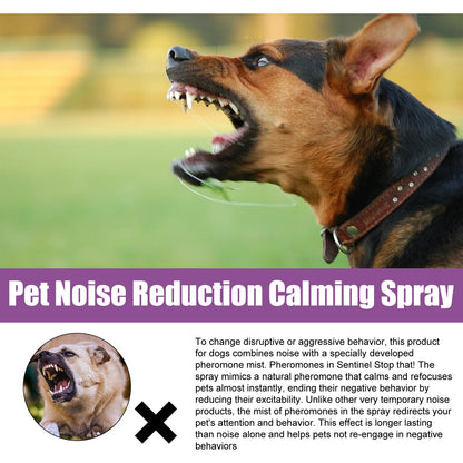 Vaporisateur anti-bruit pour animaux de compagnie Apaisant pour animaux de compagnie d'humeur calme